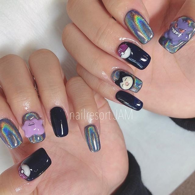 秋 冬 オールシーズン ハロウィン ハンド Nailresort Jamのネイルデザイン No ネイルブック