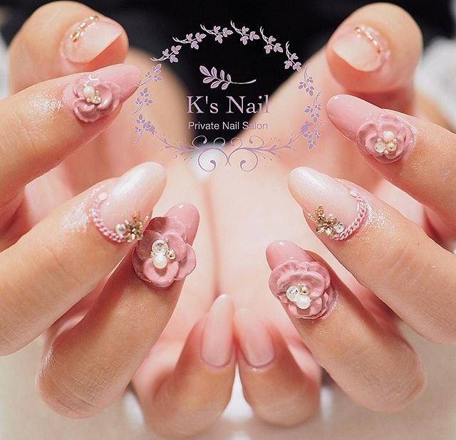 冬 オールシーズン 卒業式 入学式 ハンド K S Nail Kaori のネイルデザイン No ネイルブック