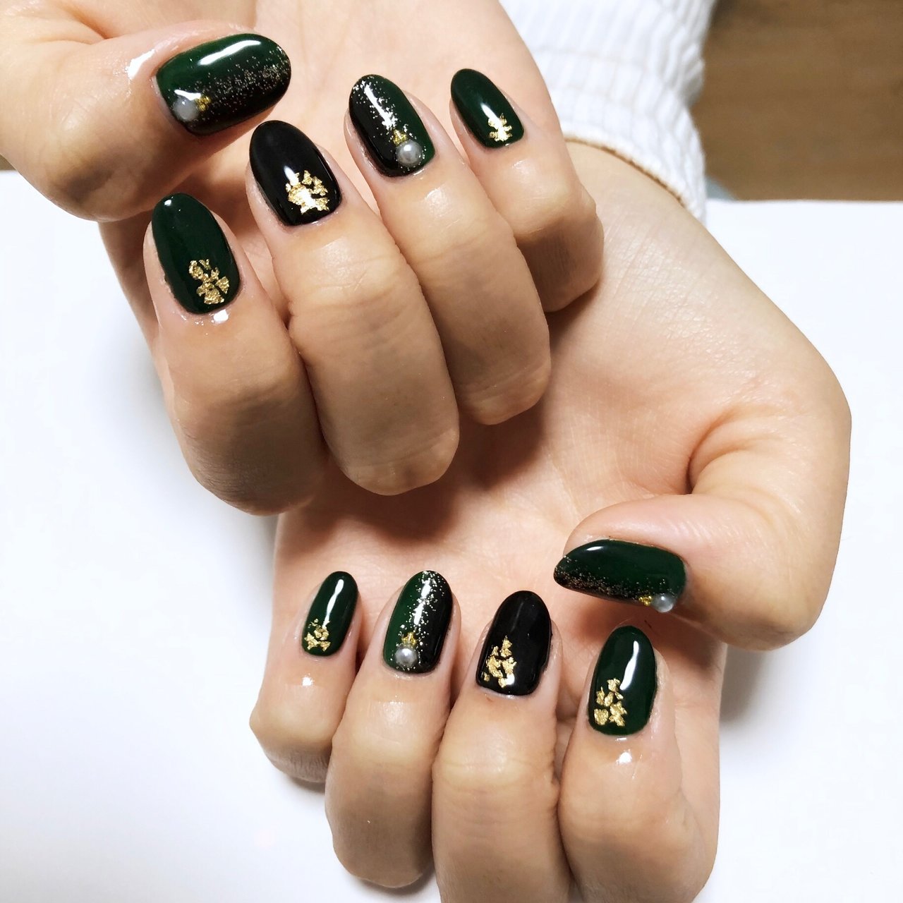 お正月 成人式 卒業式 シンプル グラデーション Lycka Nail ご新規様500円引き のネイルデザイン No ネイルブック