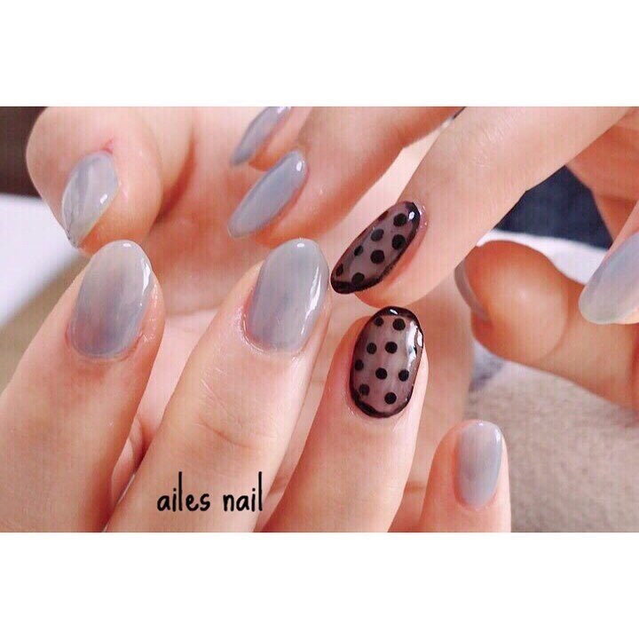 オールシーズン ハンド ワンカラー シースルー ショート 府中 Ailes Nail エールネイルのネイルデザイン No ネイル ブック