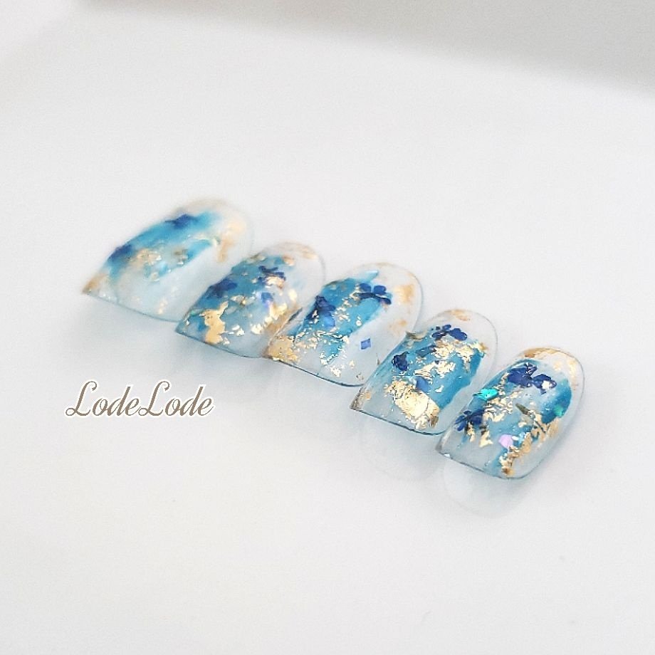 お正月 成人式 ブライダル パーティー ハンド Lodelodeのネイルデザイン No ネイルブック