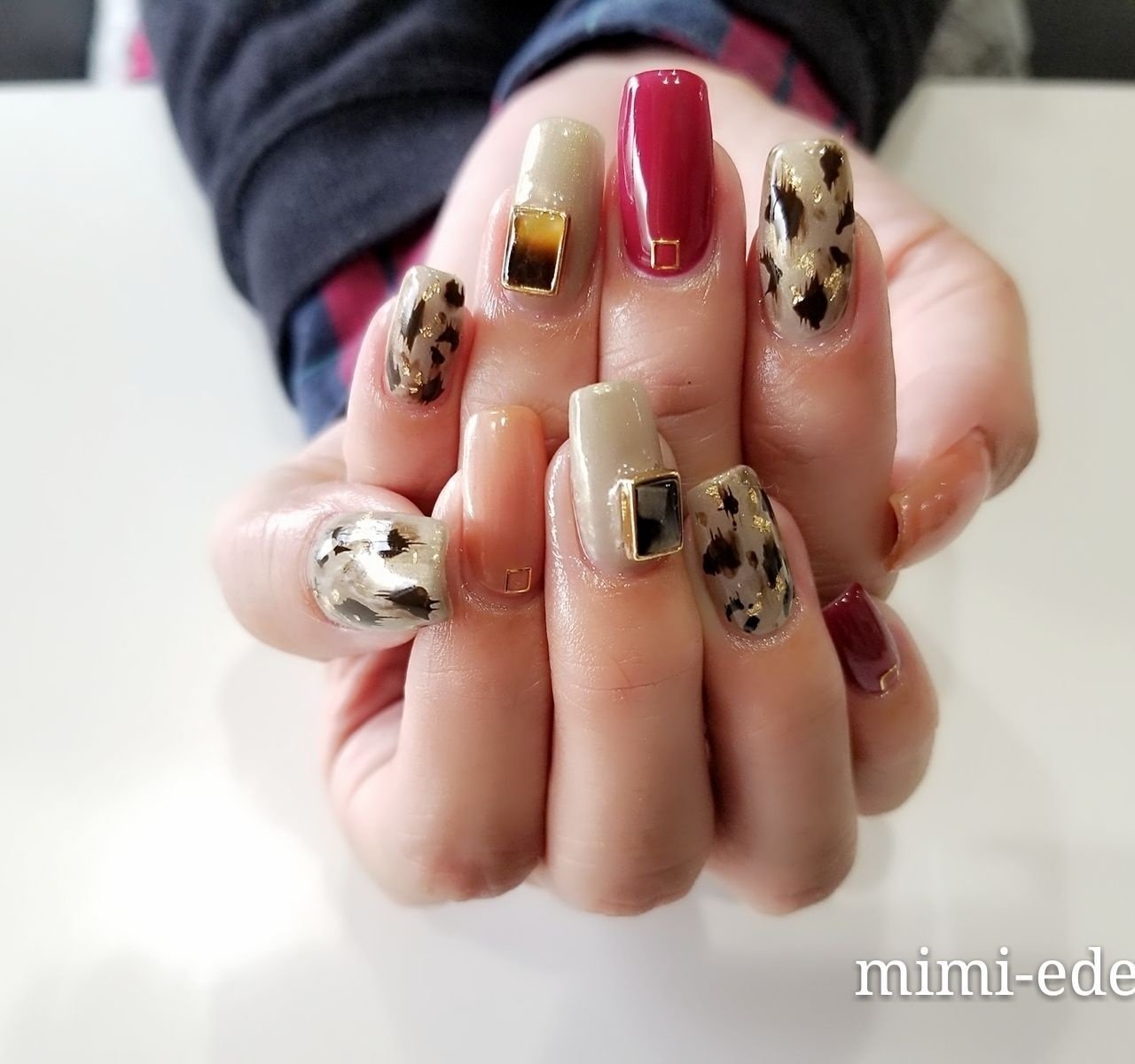 秋 冬 リゾート 女子会 ハンド Nail Mimiedenのネイルデザイン No ネイルブック