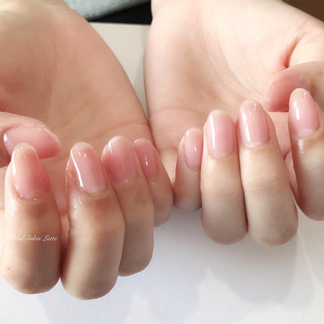 オールシーズン オフィス デート 女子会 ハンド Nail Latteのネイルデザイン No ネイルブック