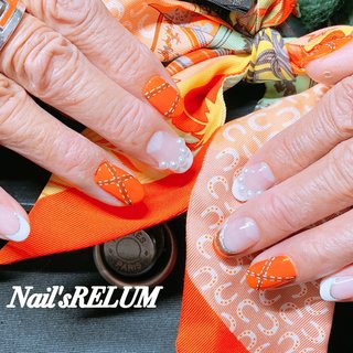 2026年】新着順｜#エルメス風ネイルのネイルデザイン(2ページ目