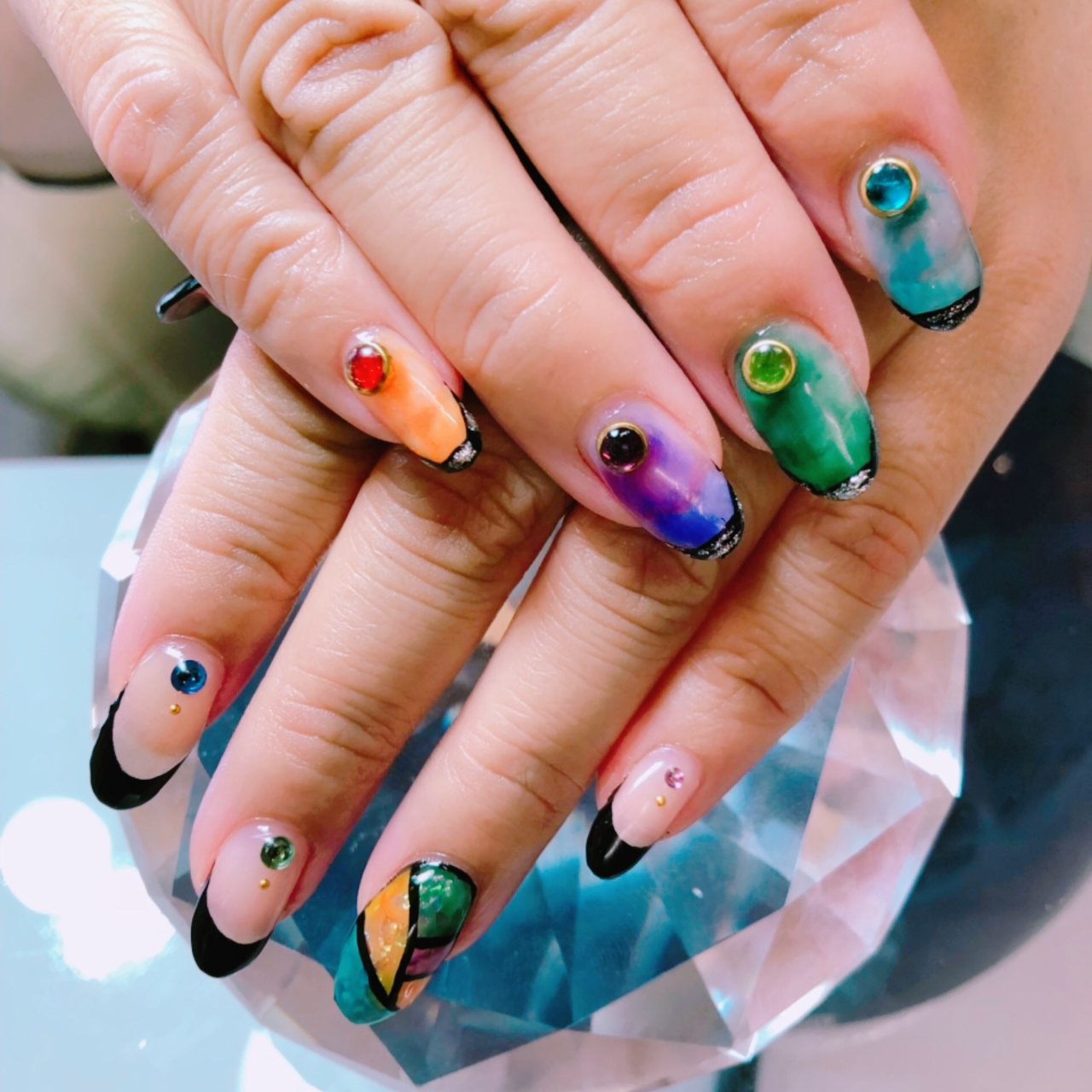リゾート ライブ パーティー 女子会 ハンド Saltnailのネイルデザイン No ネイルブック