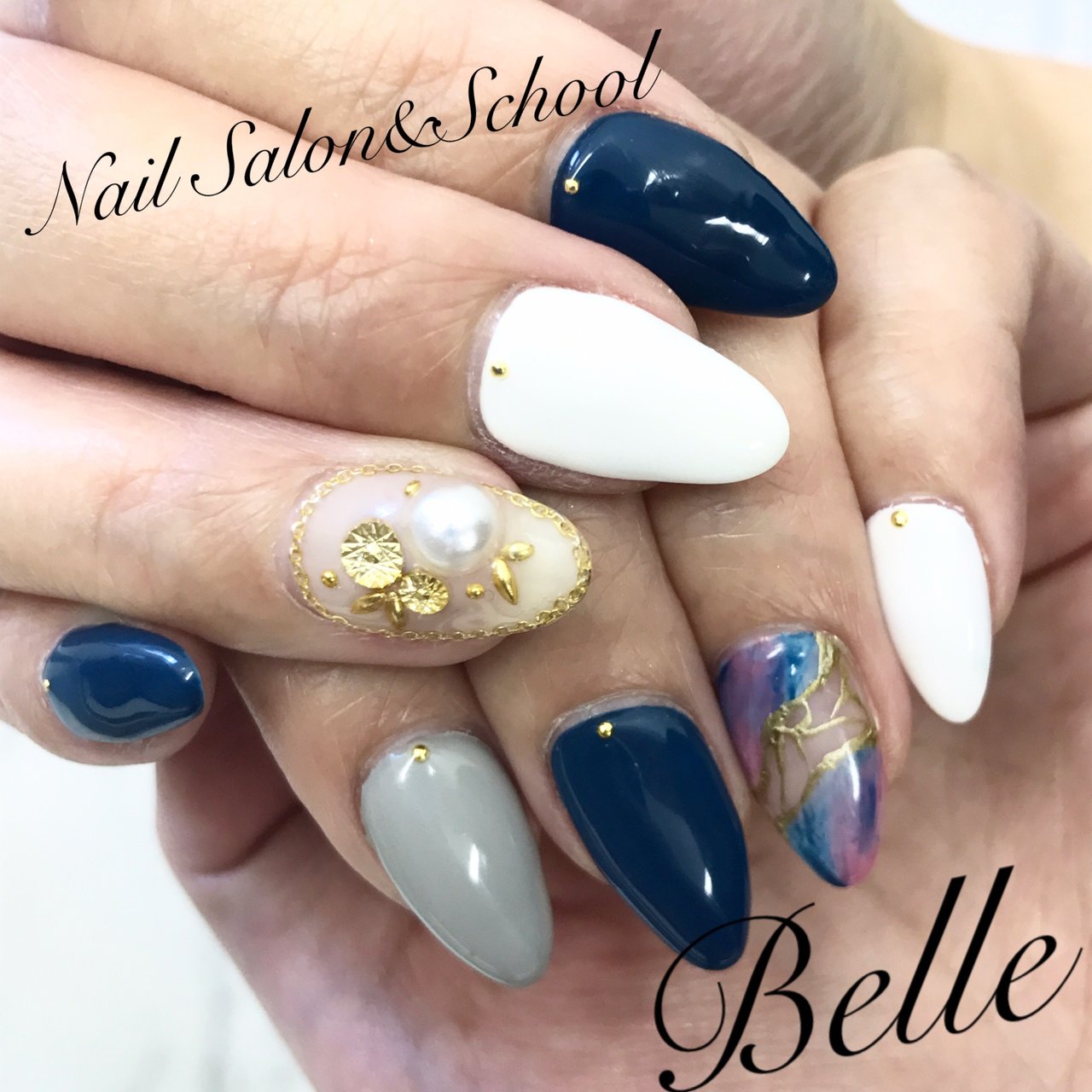 春 夏 秋 冬 ハンド Nail Salon School Belle ベル のネイルデザイン No ネイルブック