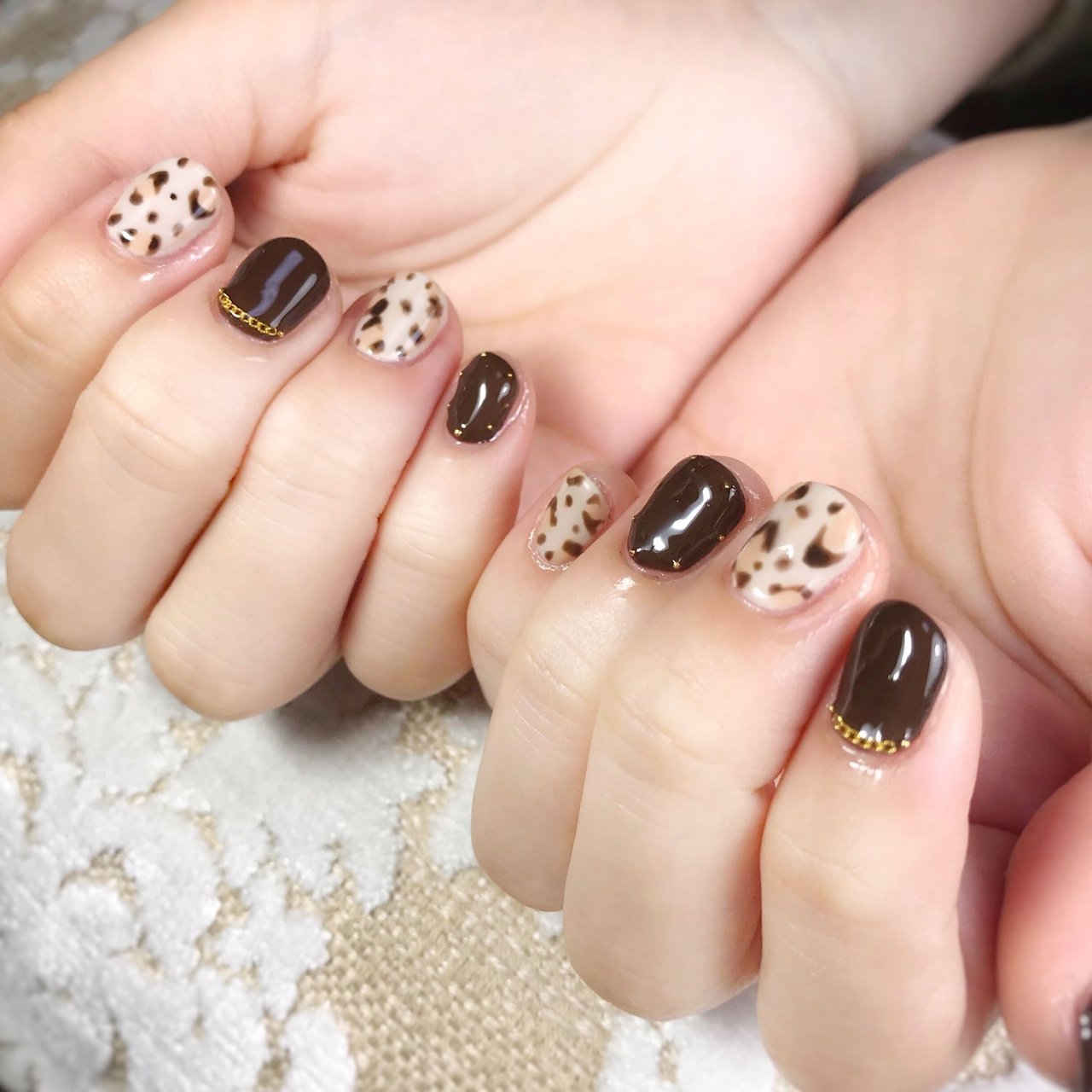 秋 冬 デート 女子会 ハンド Nail Salon Maron ネイルサロンマロンのネイルデザイン No ネイルブック