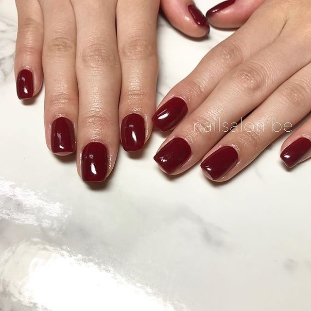 秋 冬 オールシーズン ハンド シンプル Nailsalon Beのネイルデザイン No ネイルブック