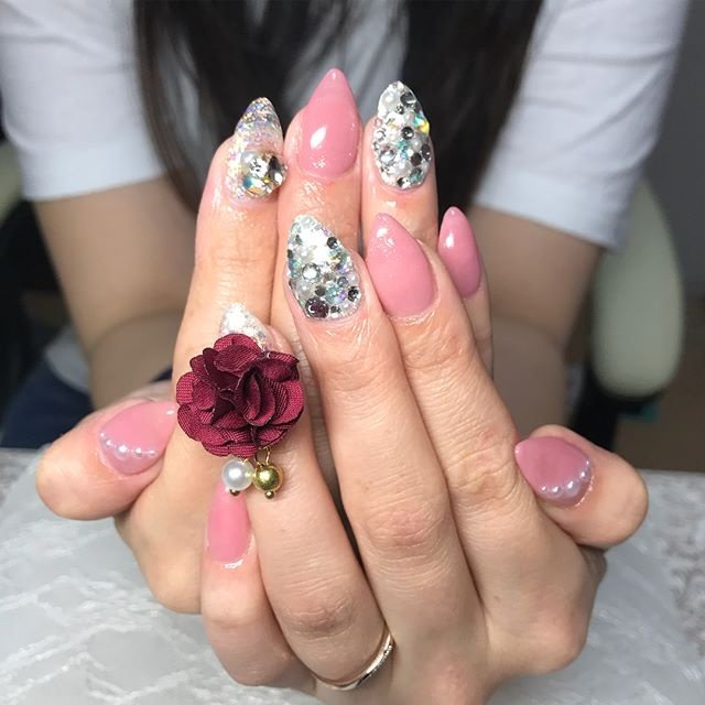 春 冬 成人式 ブライダル ハンド M Nailのネイルデザイン No ネイルブック