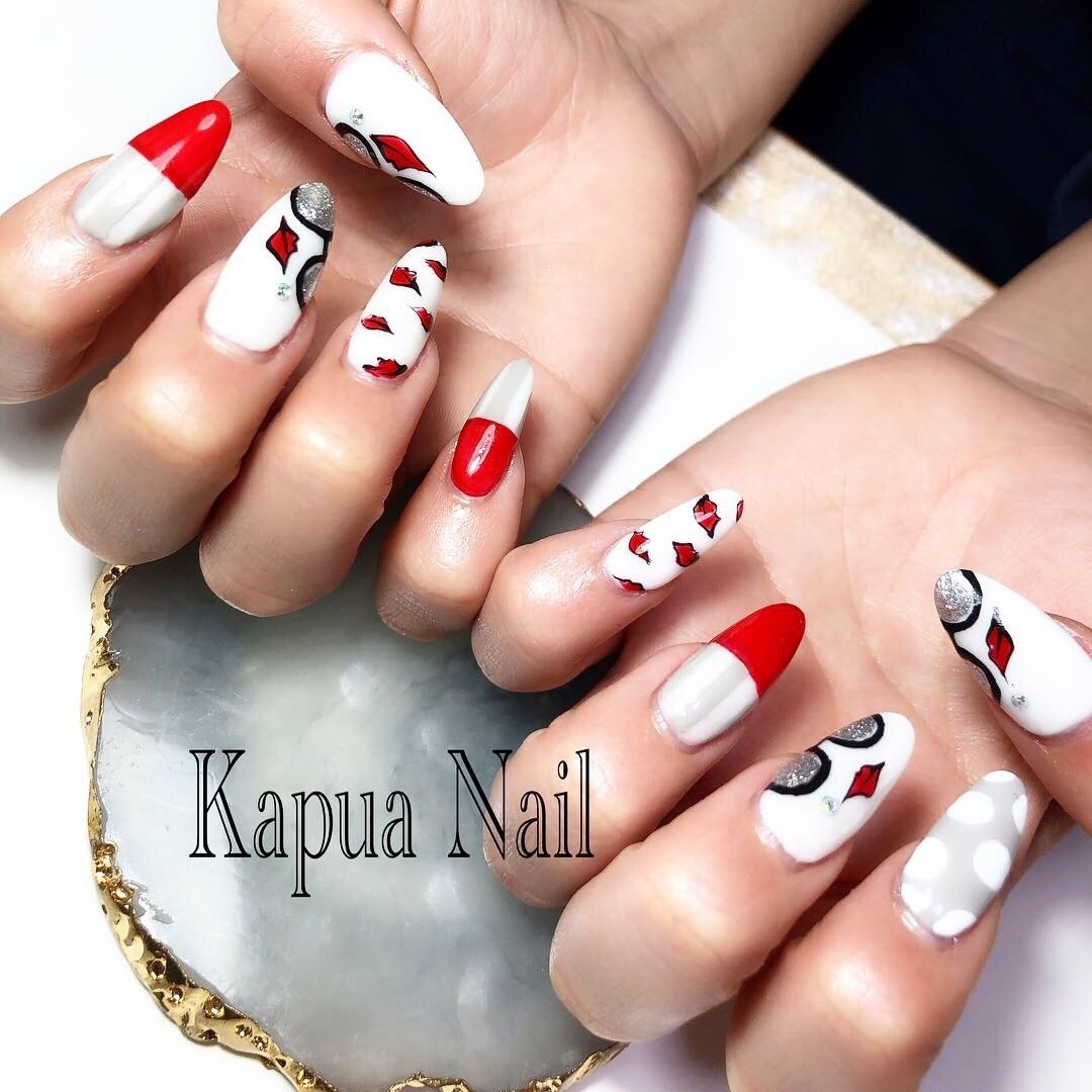 秋 冬 オールシーズン バレンタイン 痛ネイル Kapua Nailのネイルデザイン No ネイルブック