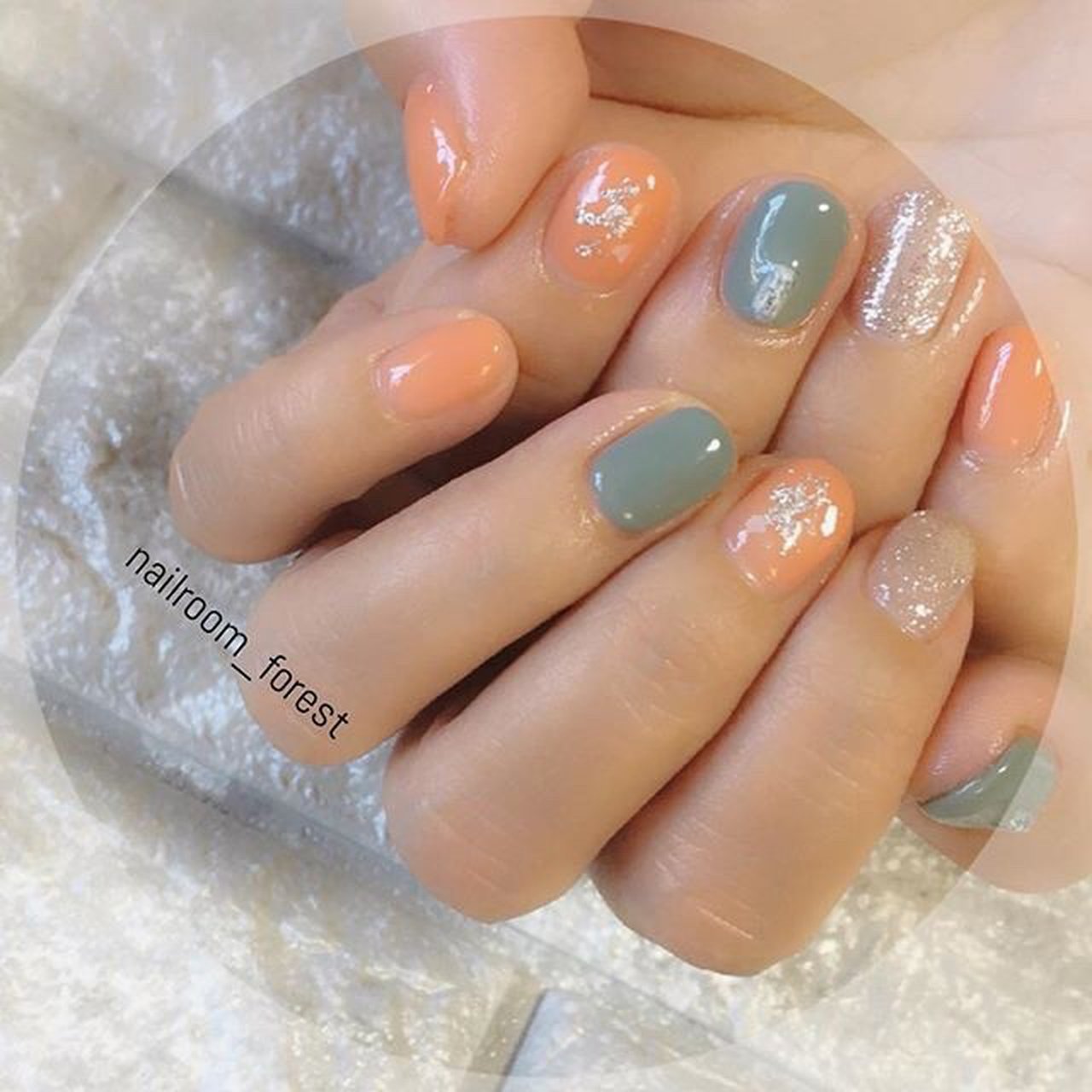 春 夏 秋 オールシーズン ハンド Nailroom Forestのネイルデザイン No ネイルブック