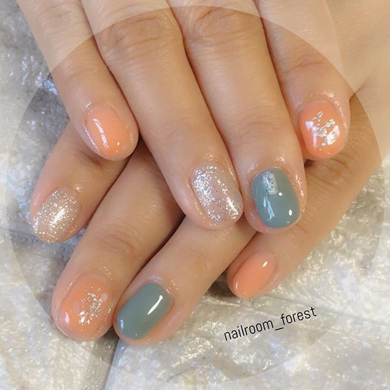 春 夏 秋 オールシーズン ハンド Nailroom Forestのネイルデザイン No ネイルブック