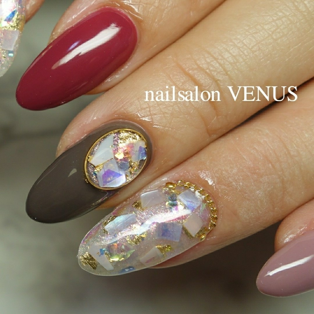 冬 バレンタイン クリスマス パーティー ハンド Nailsalon Venusのネイルデザイン No ネイルブック