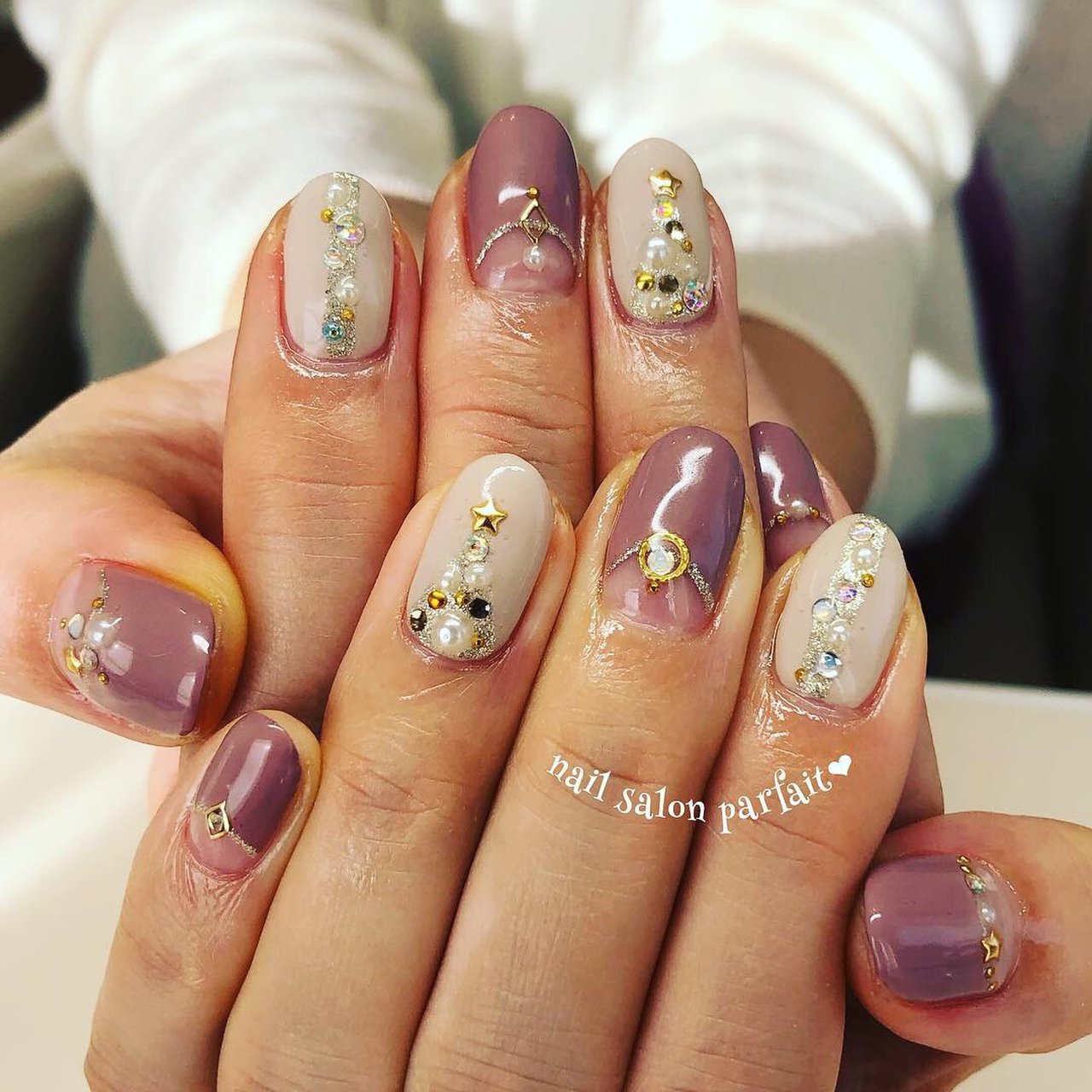 冬 クリスマス パーティー デート ハンド Nail Salon Parfait 昭島のネイルデザイン No ネイルブック