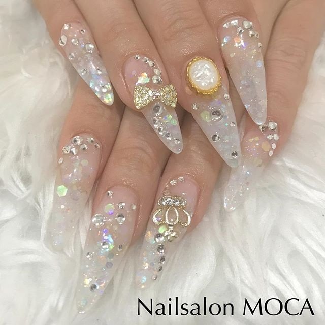 冬 クリスマス パーティー デート ハンド Nail Salon Mocaのネイルデザイン No ネイルブック