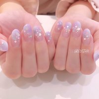 人気順 パープル 紫 ゆめかわいいのネイルデザイン ネイルブック