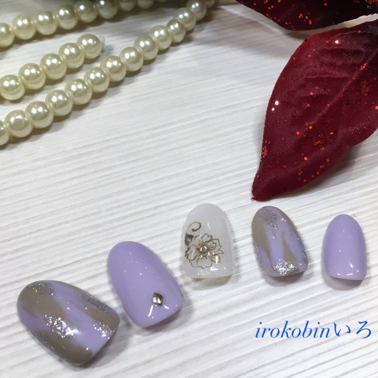 冬 ジェル ネイルチップ Irokobinいろこびん のネイルデザイン No ネイルブック