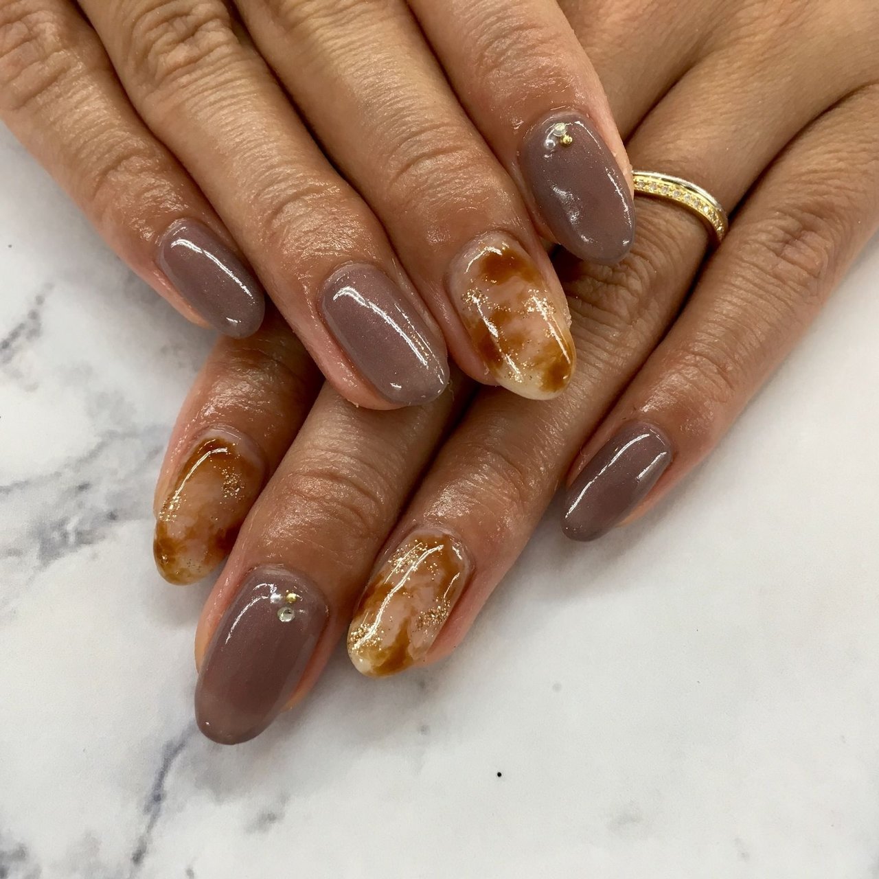 秋 冬 デート 女子会 ハンド Fast Nail ファストネイル のネイルデザイン No ネイルブック