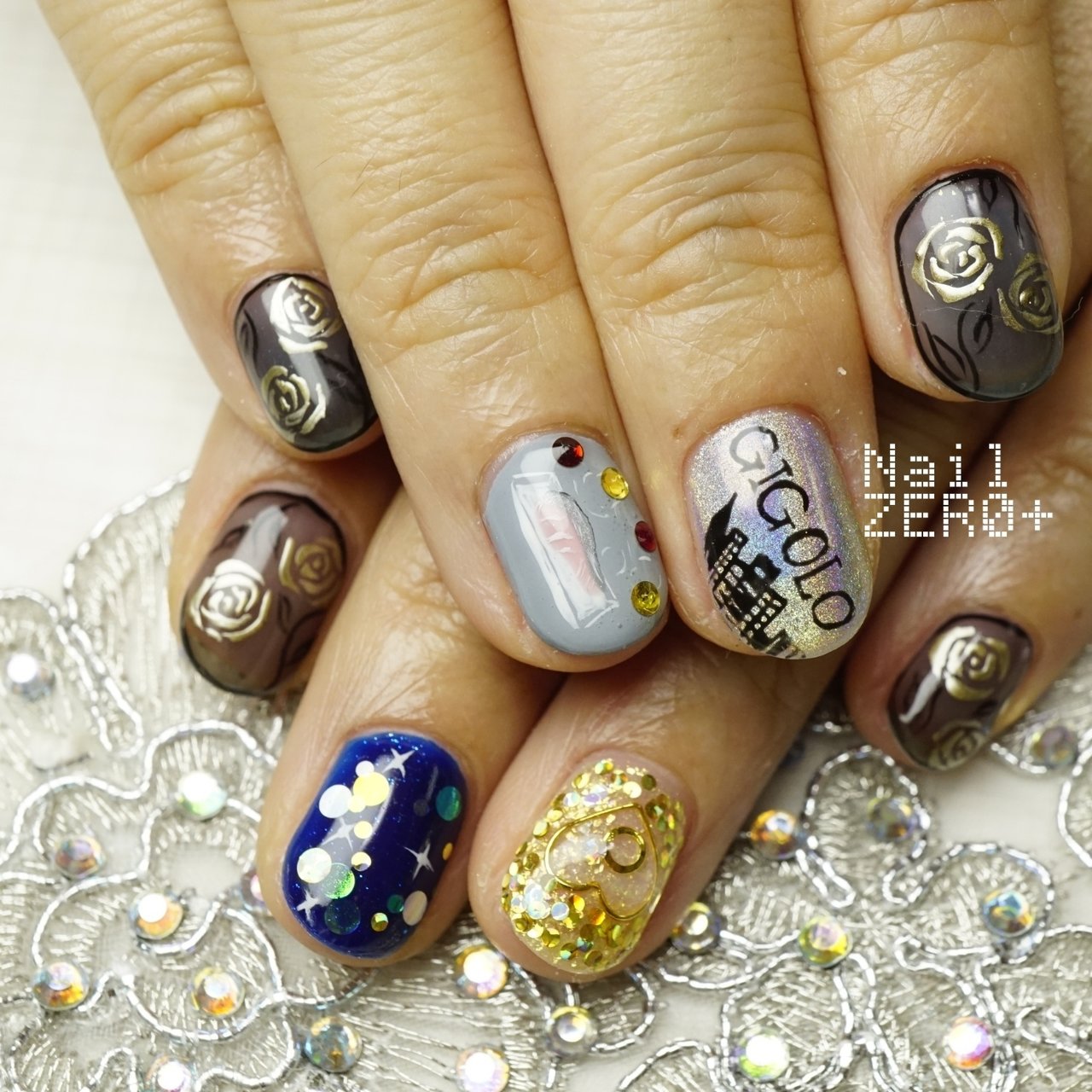 ライブ パーティー 女子会 ハンド ホログラム 塩見隼人 池袋 ネイルゼロプラスのネイルデザイン No ネイルブック