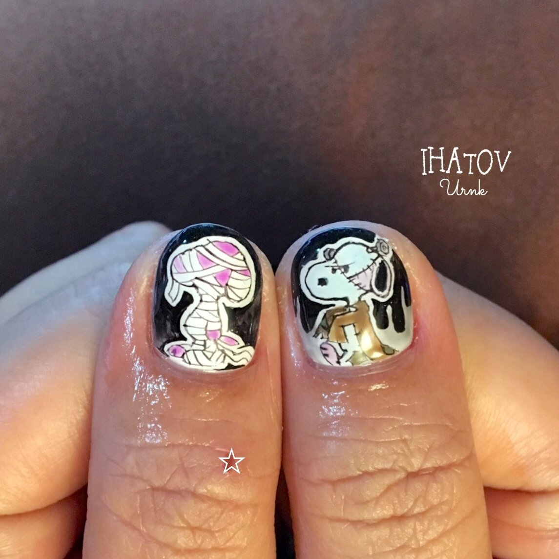 秋 リゾート ハロウィン ハンド ホログラム Ihatov Nailarts のネイルデザイン No ネイルブック