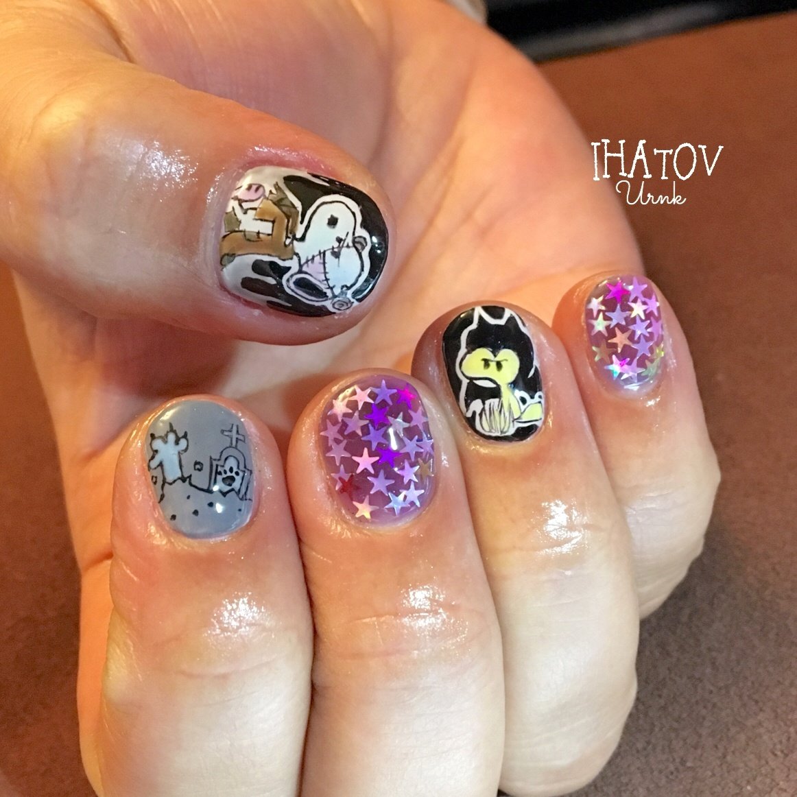 秋 リゾート ハロウィン ハンド ホログラム Ihatov Nailarts のネイルデザイン No ネイルブック