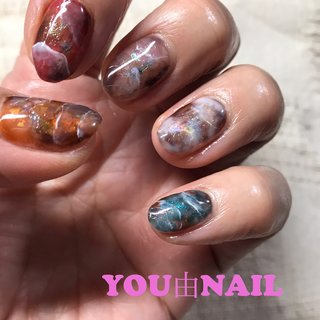 22年 新着順 青べっ甲ネイルのネイルデザイン 2ページ目 ネイルブック