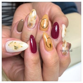 21年 新着順 ハンド キャメル色のネイルデザイン ネイルブック