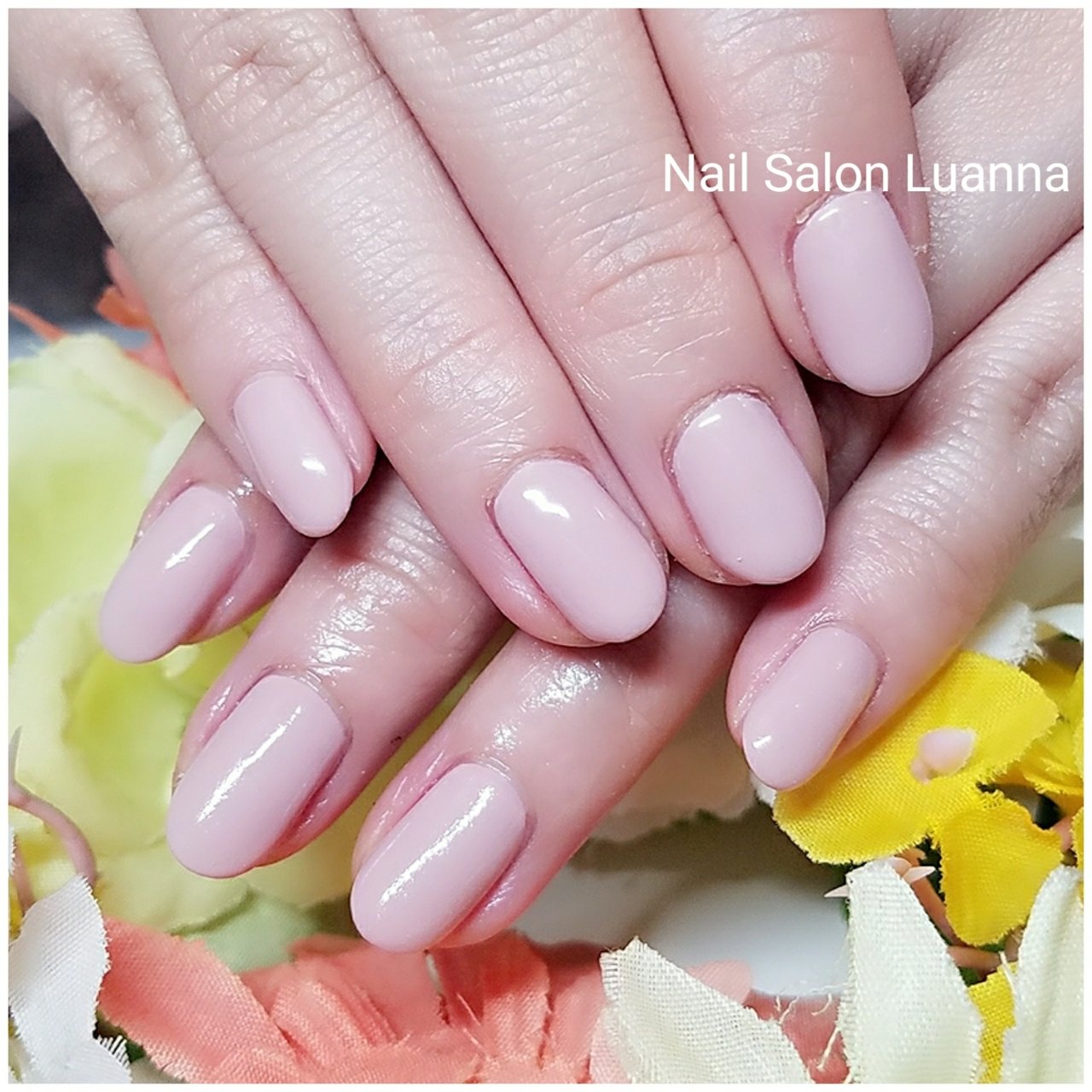オールシーズン オフィス ハンド シンプル ワンカラー Luanna Nailのネイルデザイン No ネイルブック