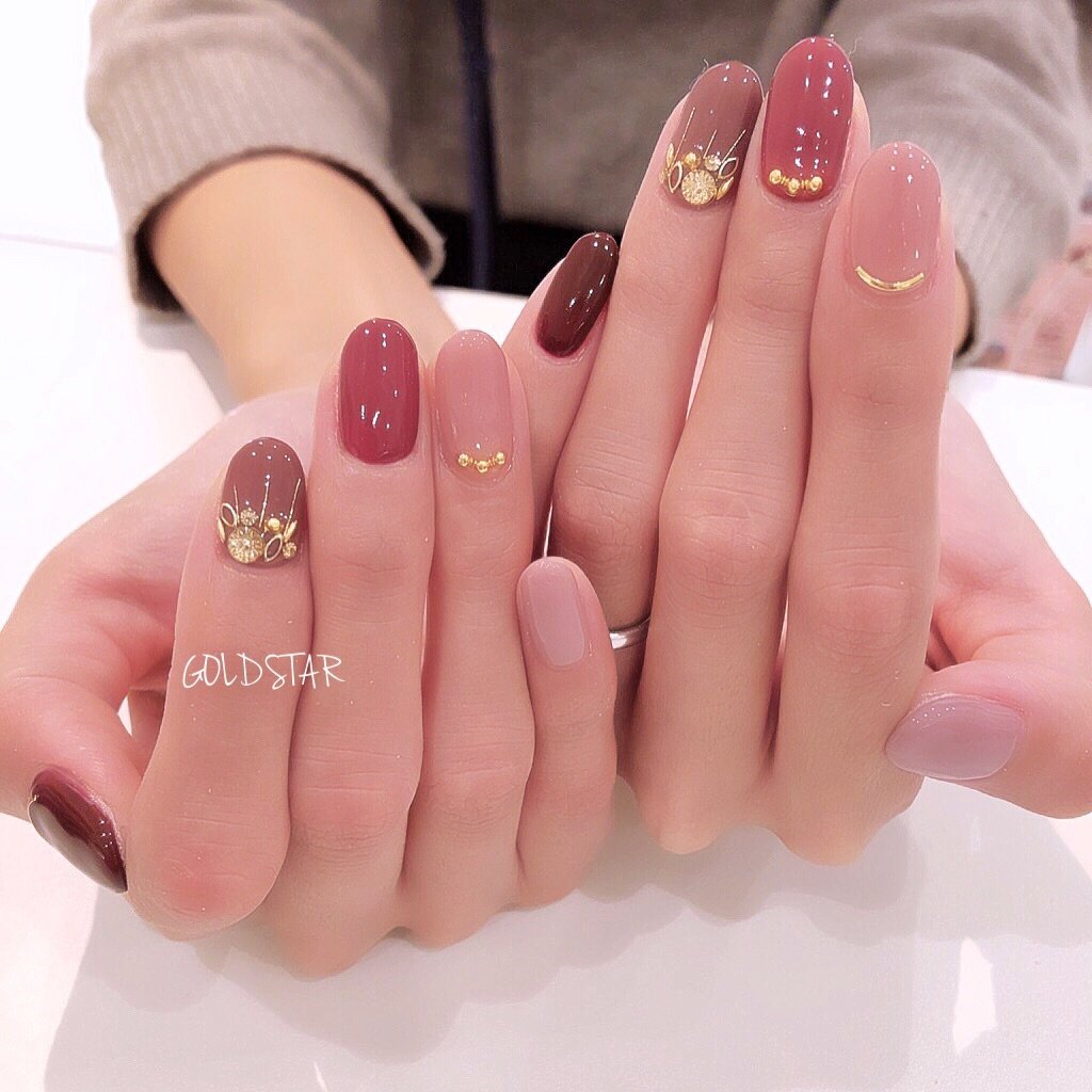 秋 冬 バレンタイン クリスマス ハンド Agloss Nailのネイルデザイン No ネイルブック