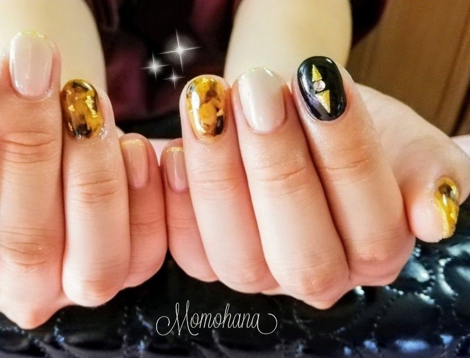 秋 冬 オールシーズン ハンド シンプル Momohanaのネイルデザイン No ネイルブック