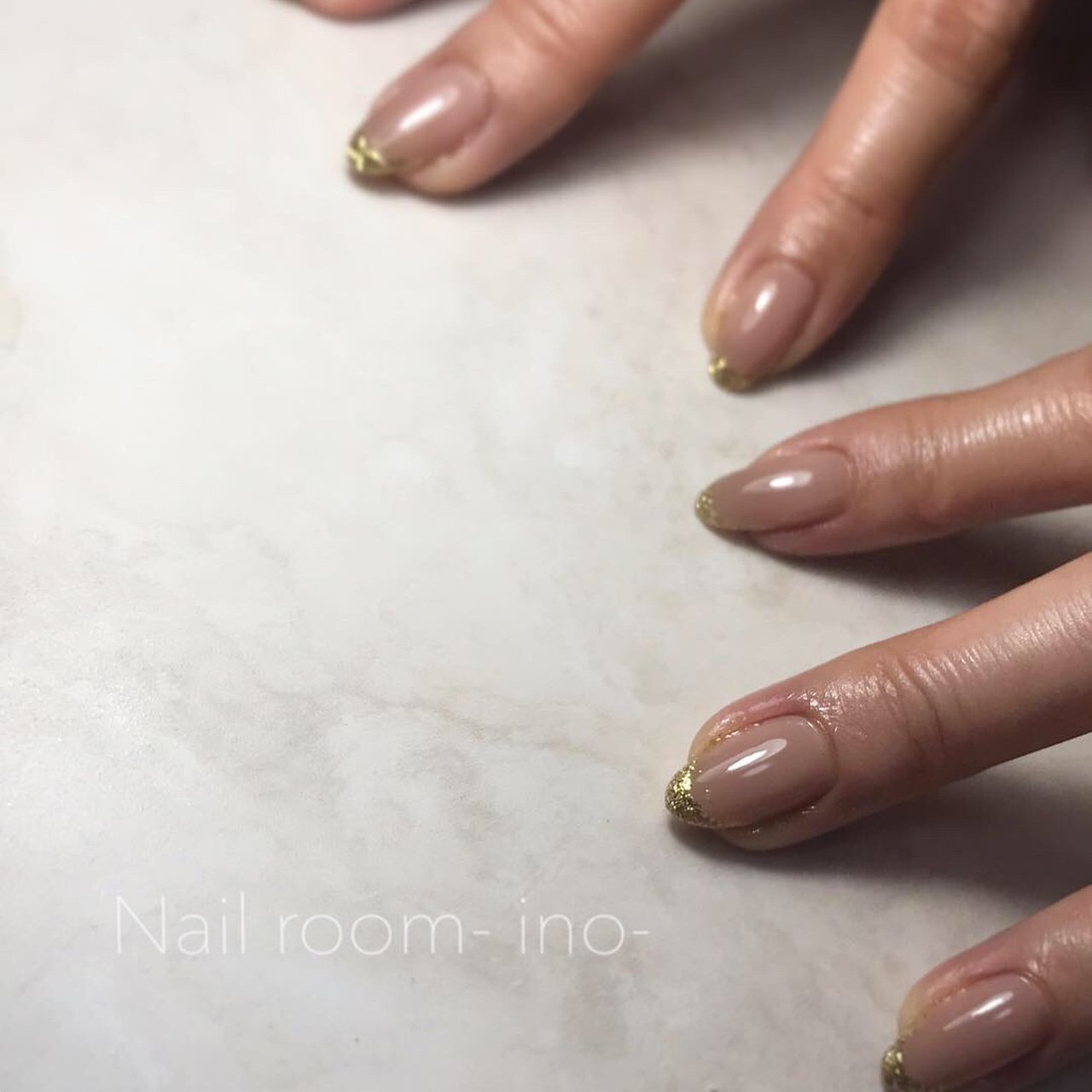 オールシーズン ハンド シンプル ラメ ミディアム Inoのネイルデザイン No ネイルブック