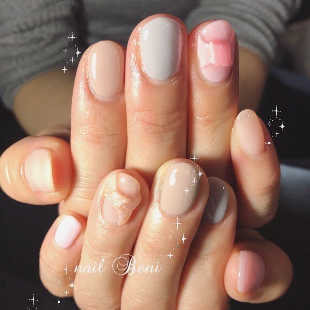 秋 冬 オフィス 女子会 ハンド Nail Salon Beni ネイルサロン ベニのネイルデザイン No ネイルブック