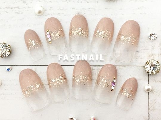 秋 冬 クリスマス オフィス ハンド Fast Nail ファストネイル のネイルデザイン No ネイルブック