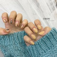 イエローベースのネイルデザイン ネイルブック