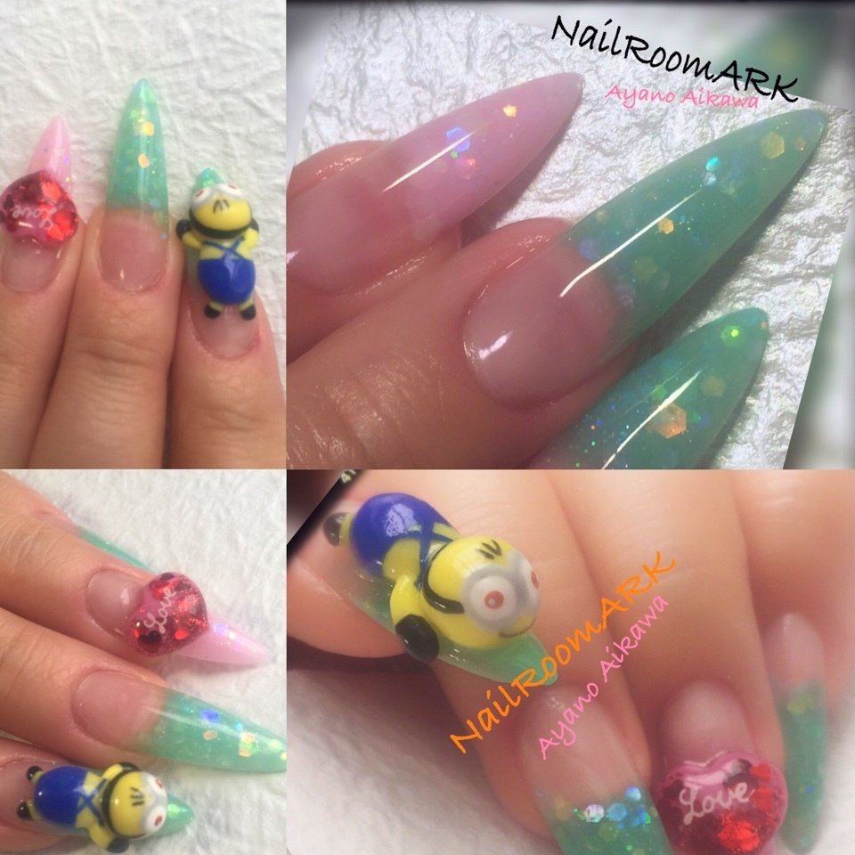 オールシーズン ハンド キャラクター 3d ロング Nailroomark 相川彩乃のネイルデザイン No ネイルブック