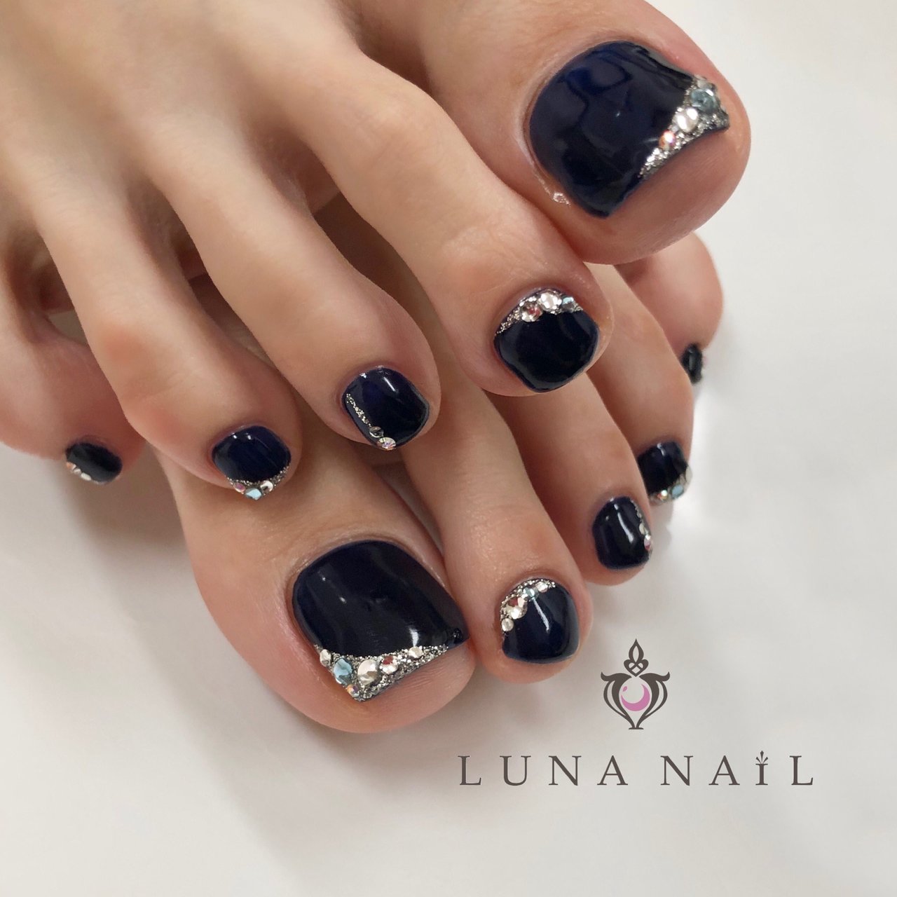 オールシーズン パーティー デート 女子会 フット Luna Nail のネイルデザイン No ネイルブック