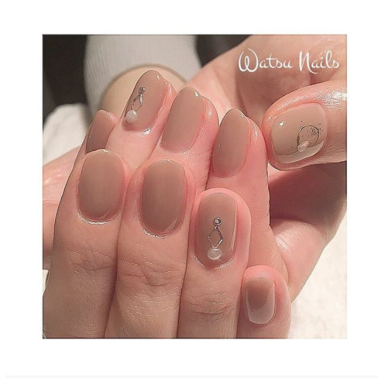 秋 冬 オールシーズン オフィス ハンド Watsunailsのネイルデザイン No ネイルブック