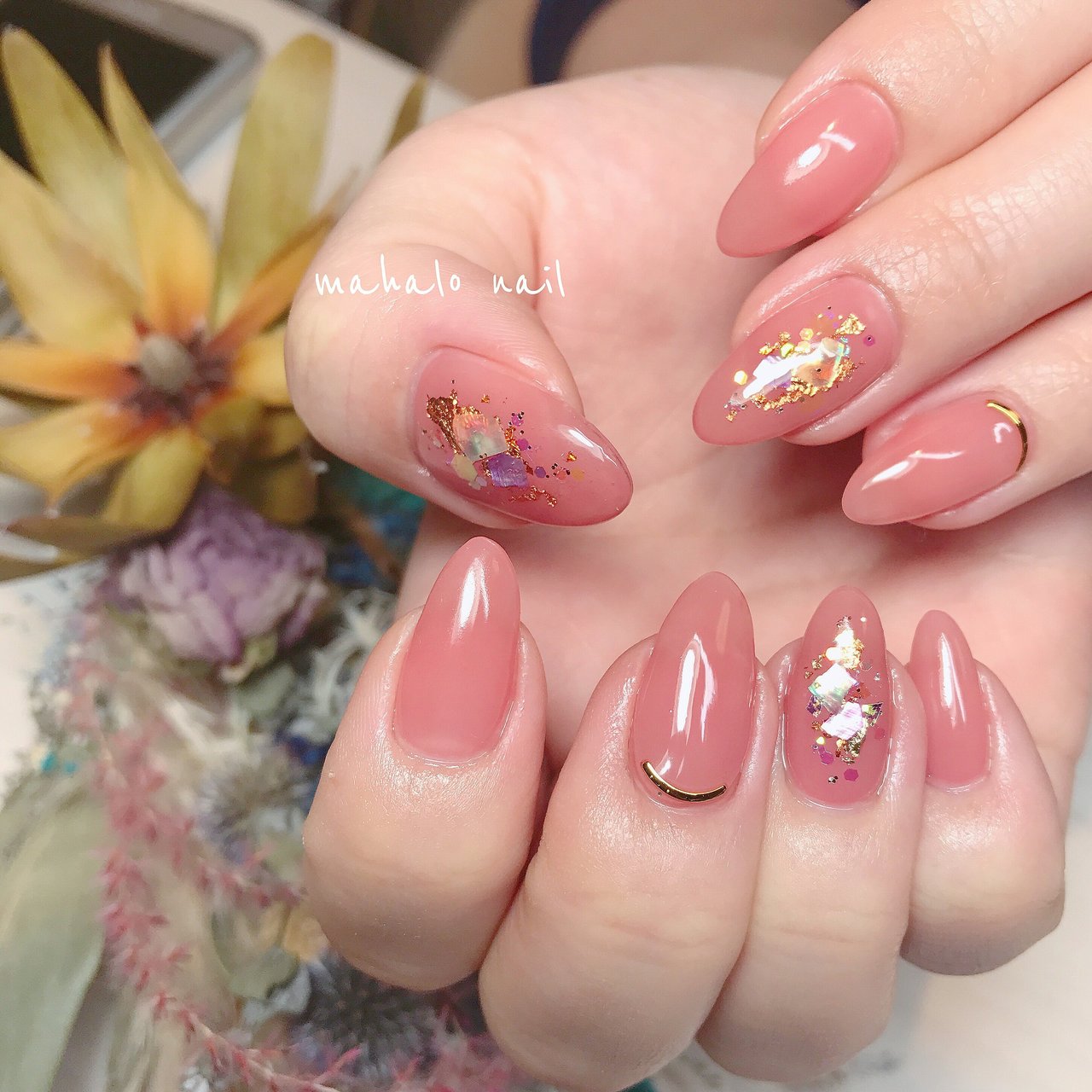 秋 冬 オールシーズン デート ハンド Mahalo Nailのネイルデザイン No ネイルブック