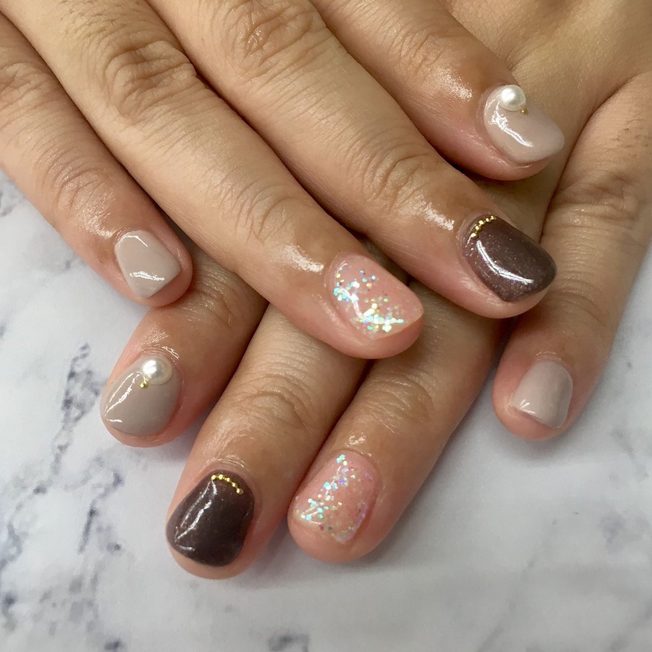 秋 冬 デート 女子会 ハンド Fast Nail ファストネイル のネイルデザイン No ネイルブック