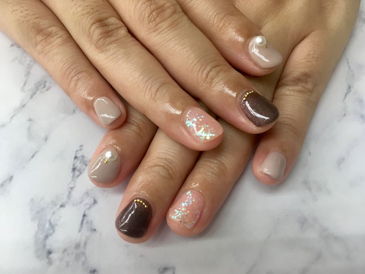 秋 冬 デート 女子会 ハンド Fast Nail ファストネイル のネイルデザイン No ネイルブック