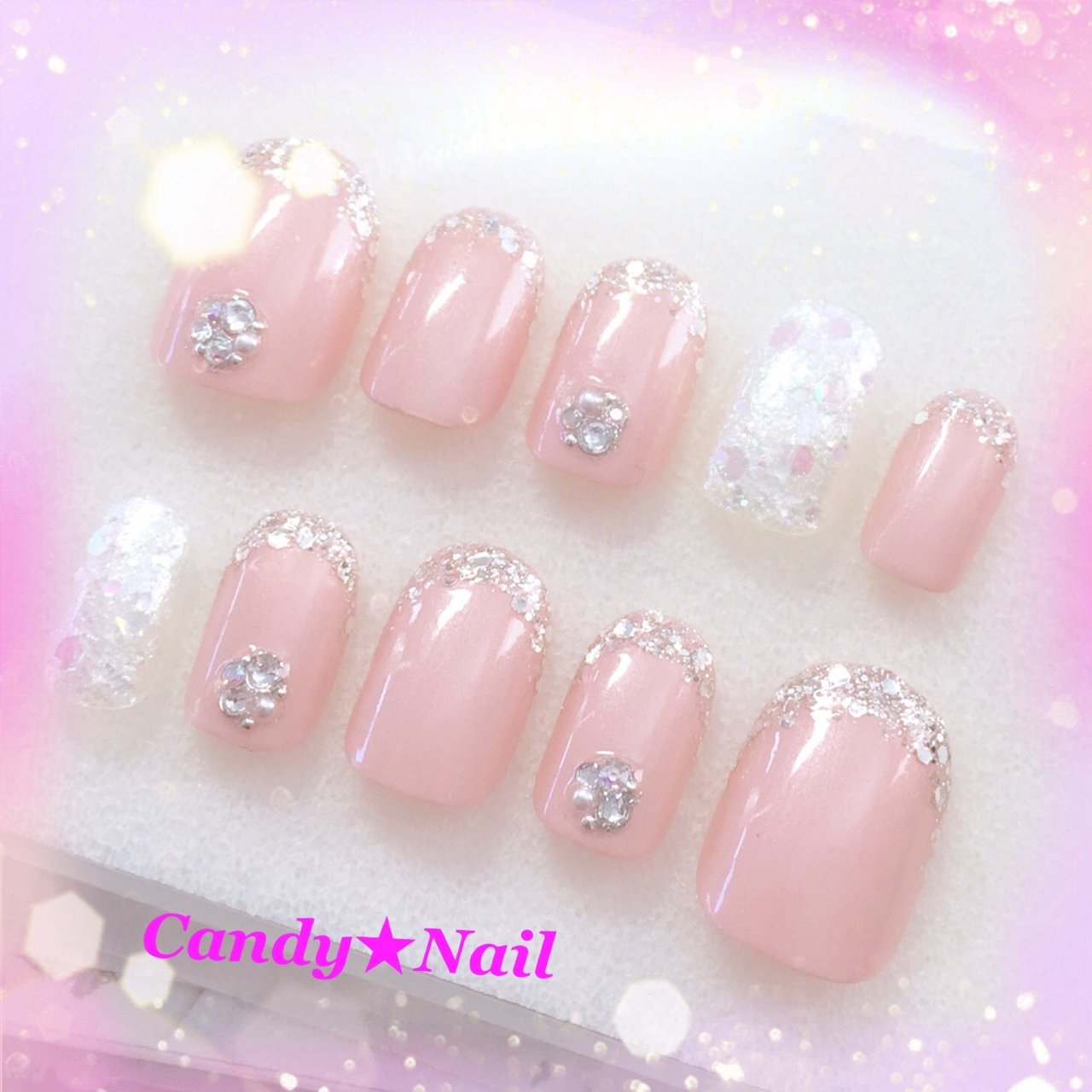 オールシーズン ブライダル パーティー デート ハンド 伊藤千恵のネイルデザイン No ネイルブック