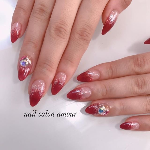 秋 冬 ハンド シンプル グラデーション Nailsalon Amourのネイルデザイン No ネイルブック