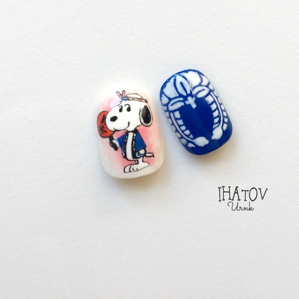 夏 秋 ハンド アニマル柄 キャラクター Ihatov Nailarts のネイルデザイン No ネイルブック