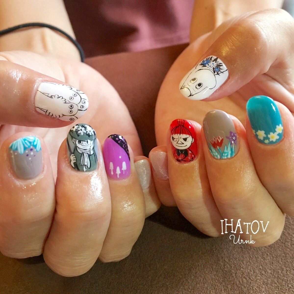 オールシーズン 旅行 リゾート ハンド フラワー Ihatov Nailarts のネイルデザイン No 3746053 ネイルブック