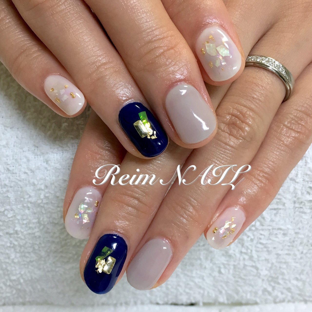 冬 オフィス ハンド シンプル ワンカラー Reimのネイルデザイン No ネイルブック