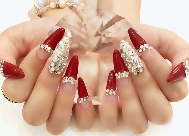 成人式 入学式 ハンド フレンチ 変形フレンチ Nailsgogo Shibuya Nailsalonのネイルデザイン No ネイルブック