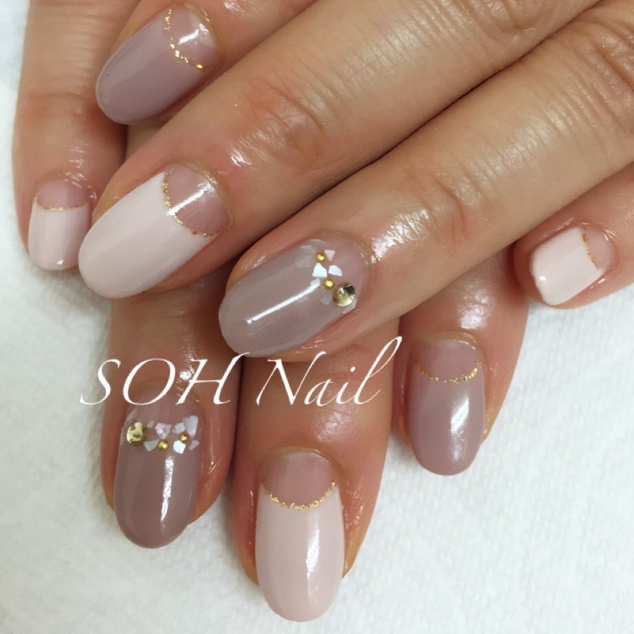 秋 冬 オールシーズン ハンド シンプル Ora Nail 旧soh Nail のネイルデザイン No 3751060 ネイルブック