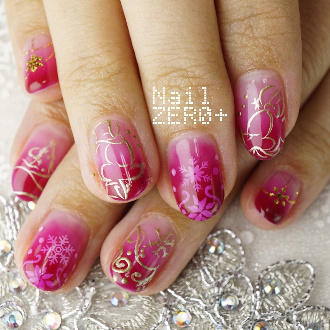 冬 クリスマス パーティー デート ハンド 塩見隼人 池袋 ネイルゼロプラスのネイルデザイン No ネイルブック