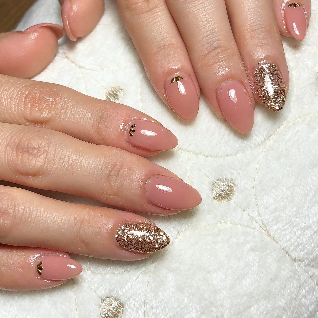 秋 冬 オールシーズン ラメ ワンカラー Nail Salon Allium アリウムのネイルデザイン No ネイルブック