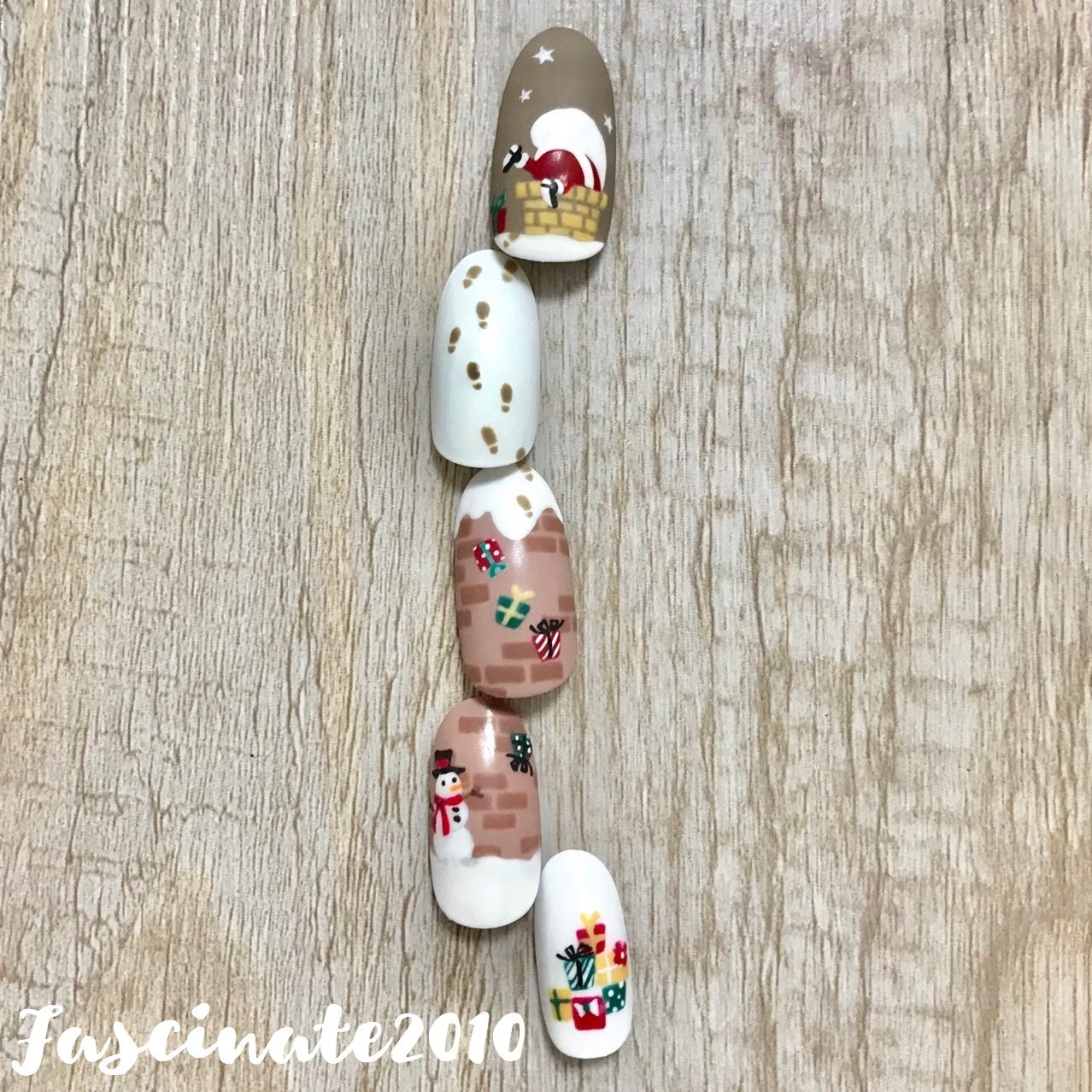 冬 クリスマス デート 女子会 ハンド Fascinate10のネイルデザイン No ネイルブック